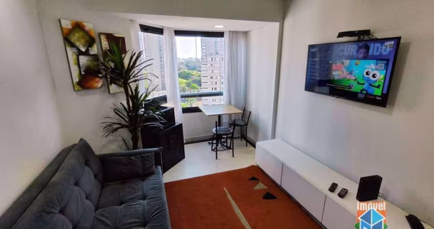Flat com 1 dormitório para alugar, 40 m² por R$ 5.500,00/mês - Ibirapuera - São Paulo/SP