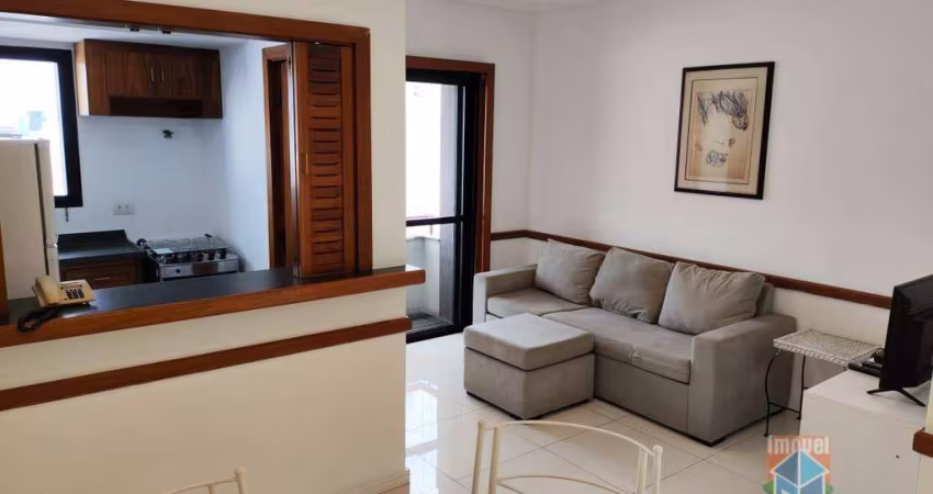 Apartamento com 1 dormitório para alugar, 46 m² por R$ 4.500,00/mês - Pinheiros - São Paulo/SP