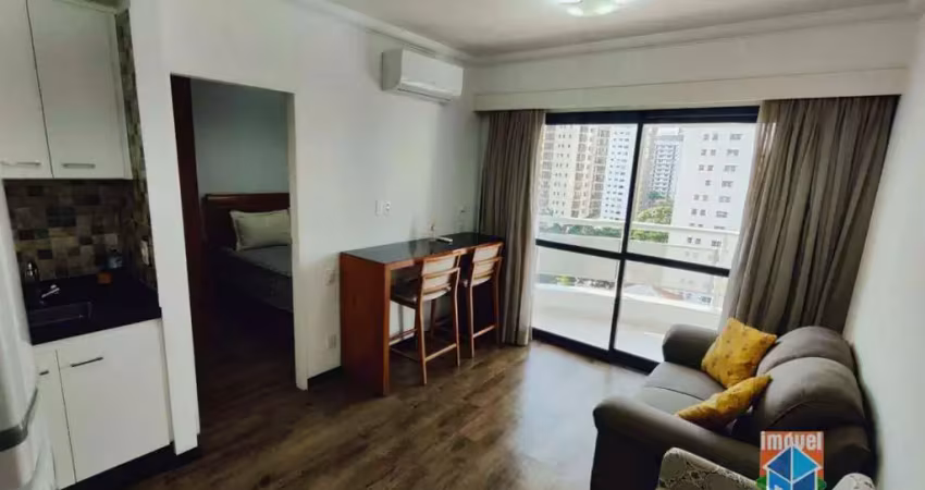 Flat com 1 dormitório para alugar, 32 m² por R$ 5.500,00/mês - Moema - São Paulo/SP