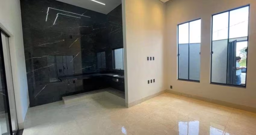 Casa à venda em Rio Verde - GO com espaço aconchegante, acabamento moderno e 3 quartos