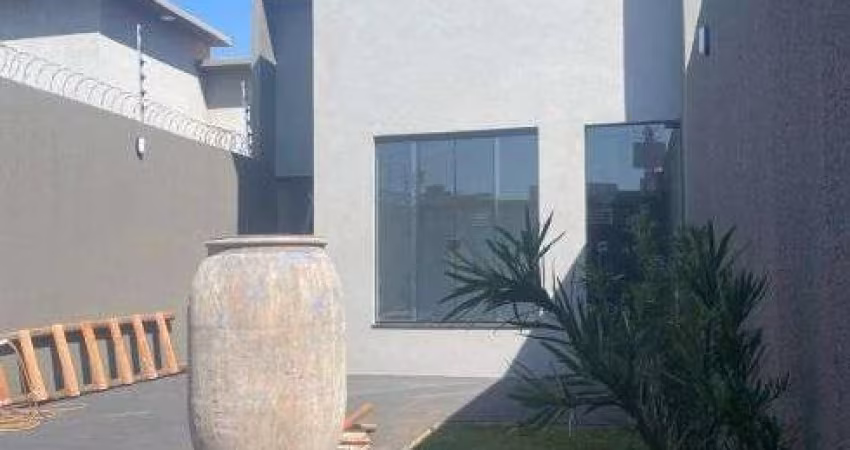 Casa á venda em Rio Verde - GO com ótimo acabamento, espaço confortável e 3 quartos