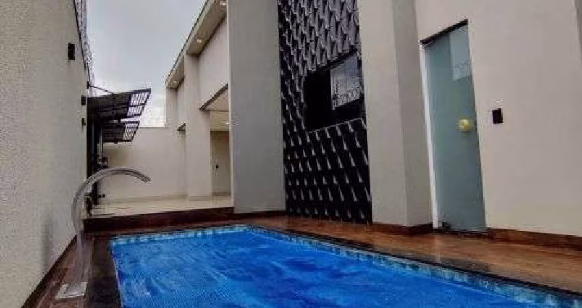 Casa à venda contendo 3 quartos, piscina, churrasqueira e armários embutidos à venda em Rio Verde