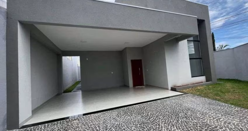 Casa à venda com 3 suítes, churrasqueira, armários e estética moderna em Rio Verde - GO