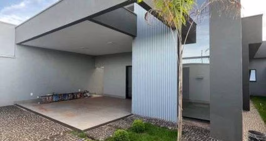 Casa à venda com cômodos amplos, quintal, espaço gourmet e 3 quartos em Rio Verde - GO