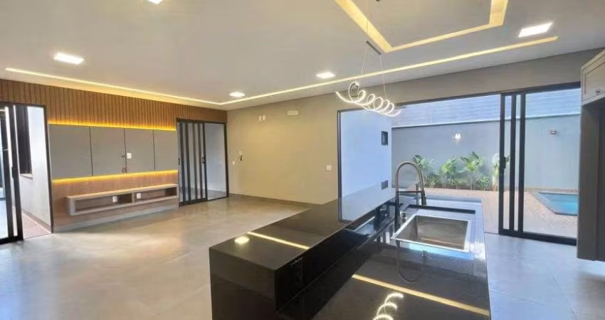 Casa à venda com espaço extremamente amplo, 3 suítes, churrasqueira, piscina e armários em Rio Verde