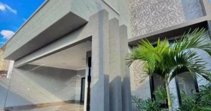 Casa à venda com churrasqueira, 3 quartos, piscina com cascata e espaço amplo em Rio Verde - GO