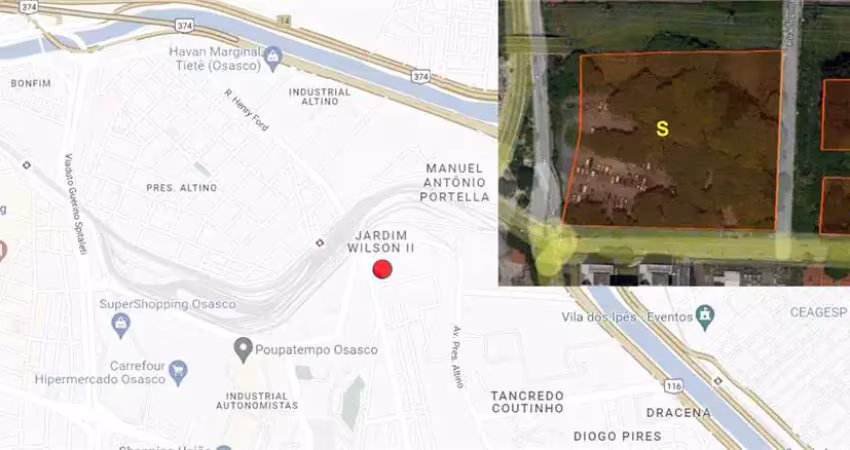 Terreno à venda na Avenida Antônio de Souza Noschese, Jaguaré, São Paulo