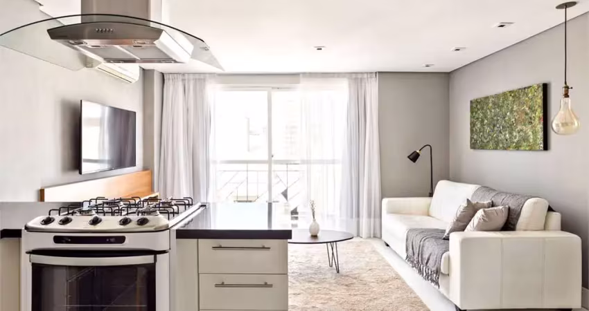 Duplex para alugar com 1 quarto, sendo 1 suíte,  no condomínio plaza atheneé residence, são paulo - sp