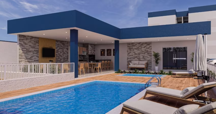 Apartamento de 2 quartos, em Aguas lindas, com piscina, financiamento mesmo com renda baixa