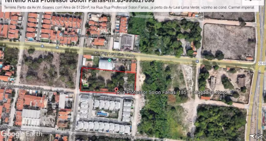 Terreno comercial à venda na Rua Professor Solon Farias, 1851, Cambeba, Fortaleza