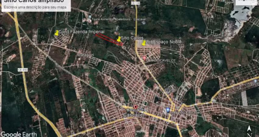Sitio em cascavel a 7minutos do shopping da centro com 7ha.