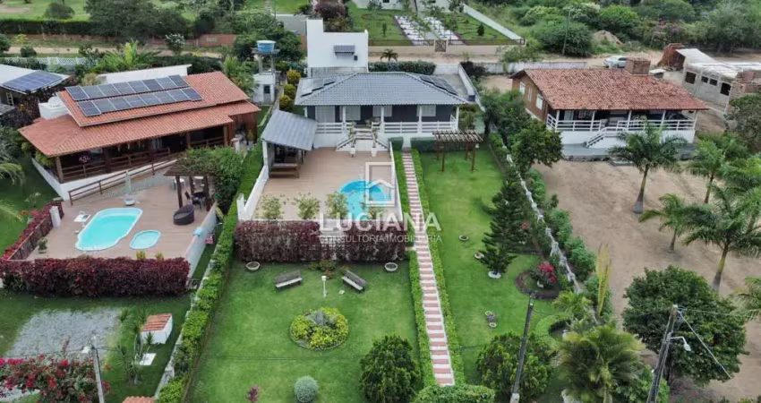 Estilo campo! casa com 4 quartos e piscina em condomínio em gravatá/pe