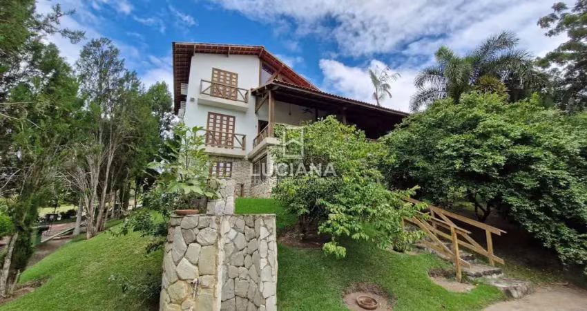 Vista panorâmica! casa com 5 suítes em condomínio fechado em gravatá/pe