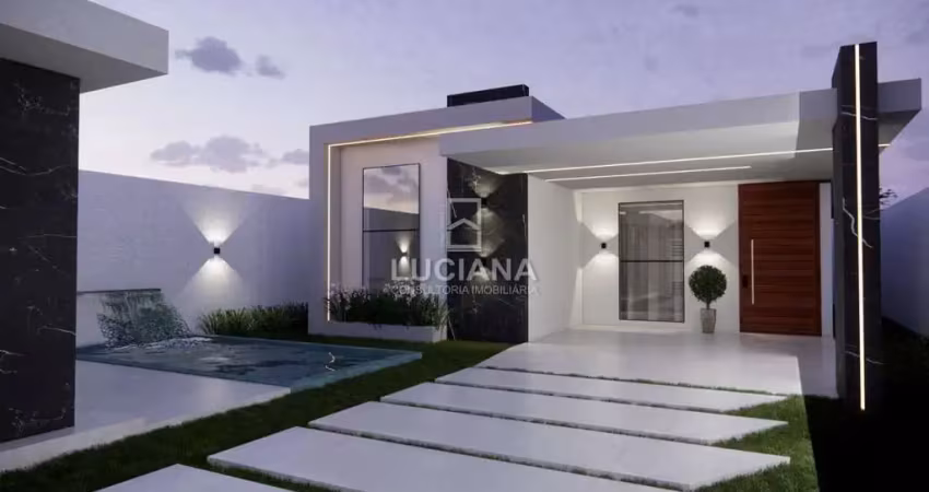 Acesso asfaltado! casa com 3 quartos e piscina fora de condomínio em gravatá/pe