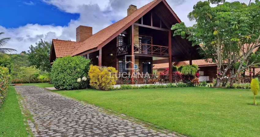 Condomínio com vista! casa de alto padrão com 5 quartos em gravatá/pe