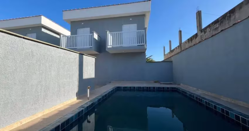 Casa em condomínio para venda em itanhaém, verde mar, 2 dormitórios, 2 suítes, 1 banheiro, 1 vaga