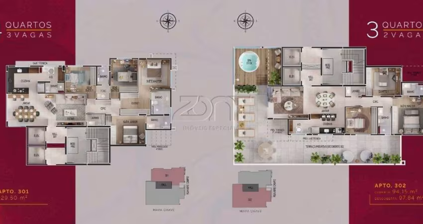 Lançamento | Apartamento | 3 quartos | Venda | Santo Antônio
