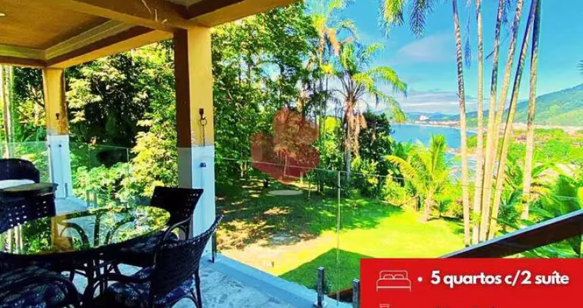 Casa de condomínio à venda em ubatuba, tenório, com 5 quartos, 253m²
