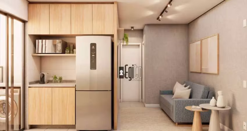 Apartamento com 2 dormitórios à venda, 44 m² por r$ 210.000 - poço rico - juiz de fora/mg