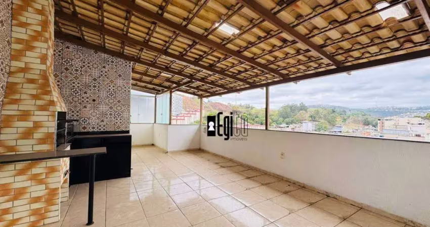 Cobertura com 3 dormitórios à venda, 131 m² por r$ 450.000,00 - nossa senhora das graças - juiz de fora/mg