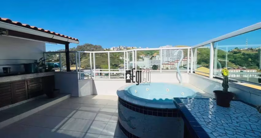 Cobertura com 3 dormitórios à venda, 98 m² por r$ 400.000,00 - santa terezinha - juiz de fora/mg