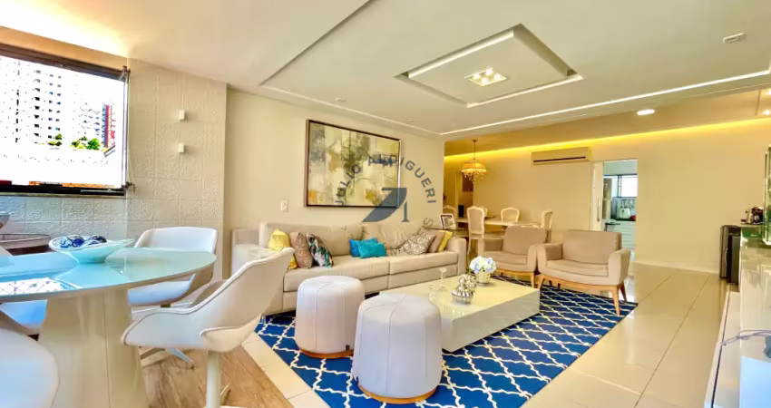 Oportunidade em fortaleza: apartamento 122m², reformado, 3 quartos (2 suítes) – r$ 650 mil – ed. braga montenegro!