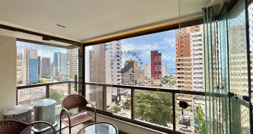 Flat à venda no meireles – vista mar, reformado, perfeito para airbnb – r$ 450.000