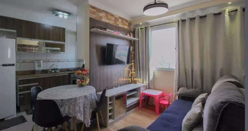 Apartamento com 2 dormitórios à venda, 43 m² por r$ 350.000 - jardim cocaia - guarulhos/sp