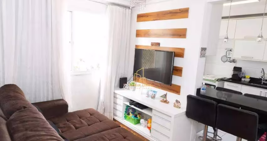 Apartamento com 2 dormitórios à venda, 43 m² por r$ 300.000 - jardim cocaia - guarulhos/sp