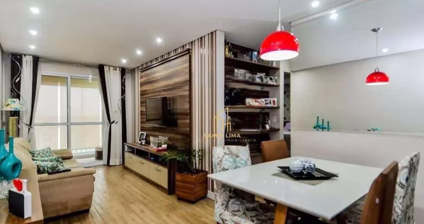 Apartamento com 3 dormitórios à venda, 76 m² por r$ 600.000 - vila rosália - guarulhos/sp