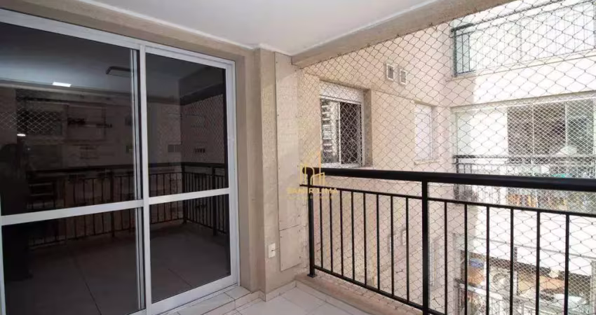 Studio com 1 dormitório, 38 m² - venda por r$ 370.000 ou aluguel por r$ 2.780/mês - jardim flor da montanha - guarulhos/sp