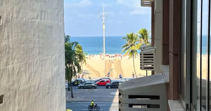Lindo apartamento na av. atlantica modernizado mobiliado / decorado !!!