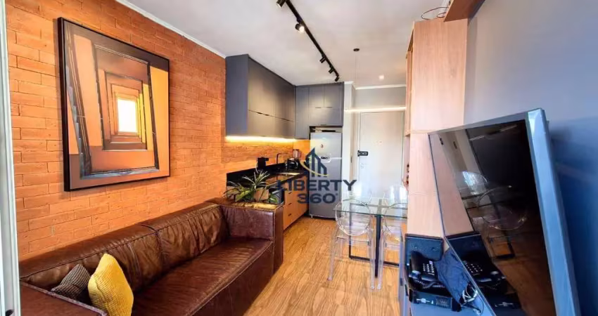 Flat com 1 dormitório à venda, 33 m² por r$ 800.000,00 - moema - são paulo/sp