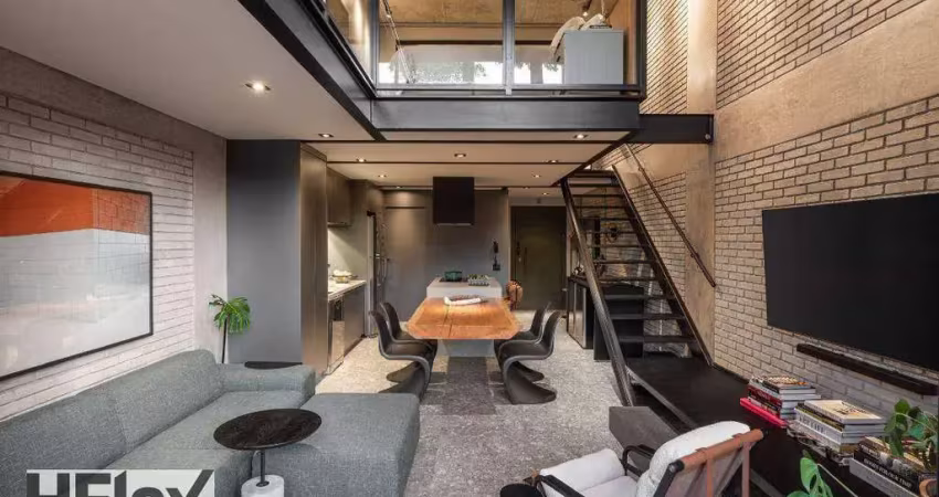 Apartamento Duplex com 1 dormitório à venda, 124 m² por R$ 3.000.000,00 - Pinheiros - São Paulo/SP