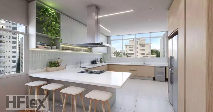 Apartamento com 3 dormitórios à venda, 230 m² por R$ 3.200.000,00 - Higienópolis - São Paulo/SP