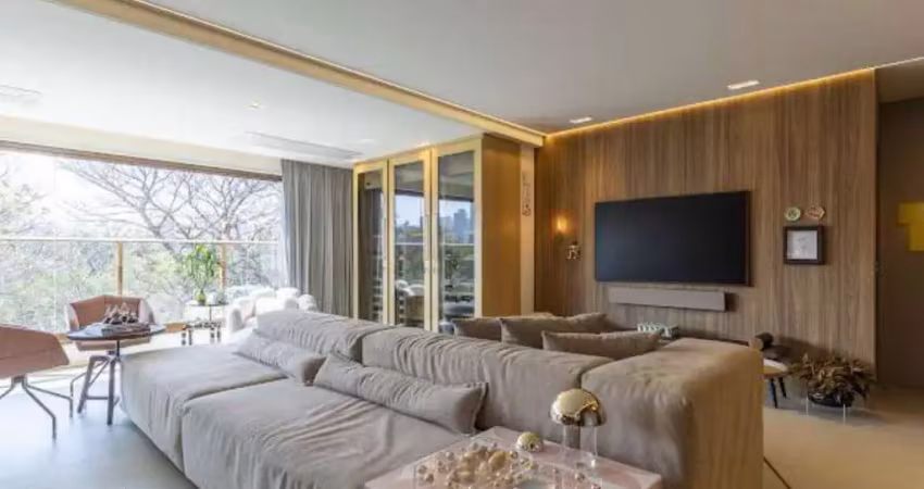 Apartamento com 3 dormitórios à venda, 147 m² por r$ 4.100.000,00 - campo belo - são paulo/sp