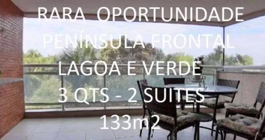 Peninsula fit apto 4 qts transf. em 3qts sendo (2suítes) 133 m2 armários vista indevassável