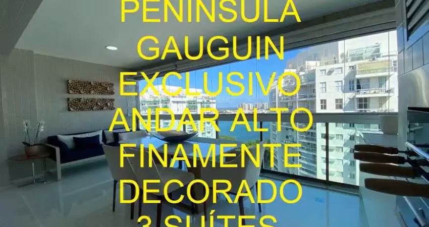 Península la maison de gauguin - belíssimo apto finamente decorado - 3 suítes