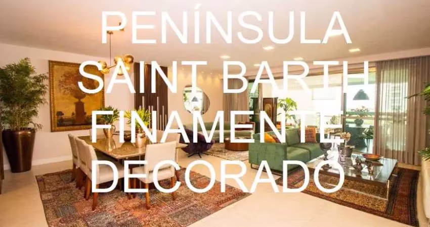 Barra da tijuca - península saint barth - lindíssimo apto finamente decorado