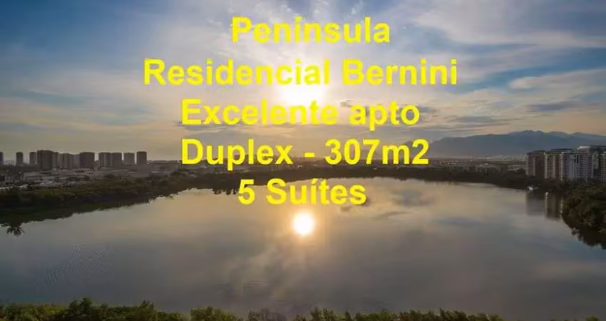 Bernini Peninsula- Excelente apto com 307 m2 com 5 quartos