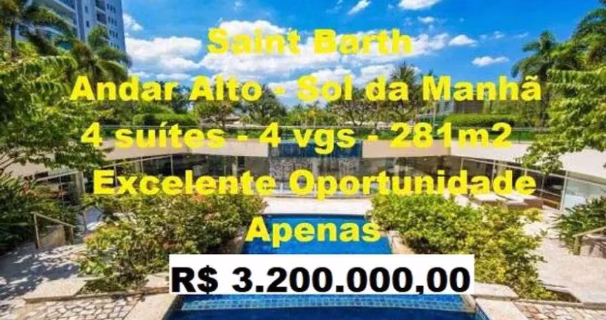 Apartamento para venda com 281 metros quadrados com 4 suites