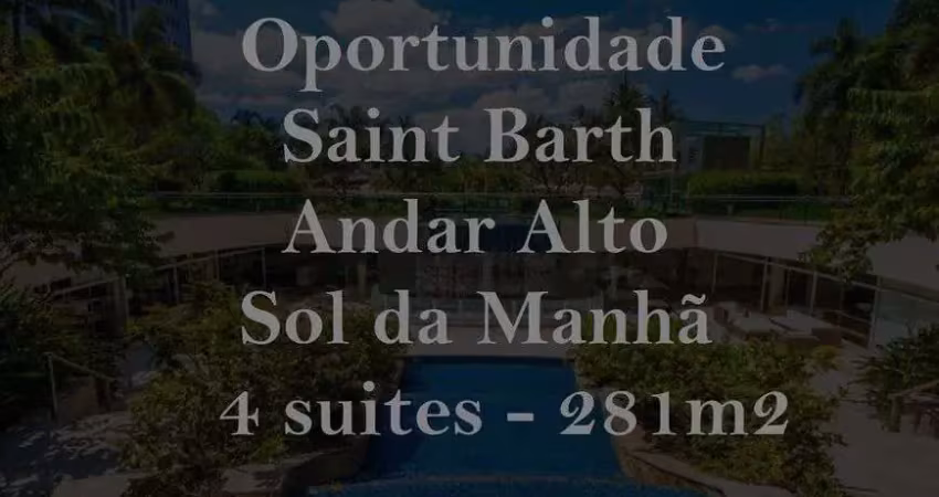 Peninsula saint barth, 281m², andar alto, sol da manhã.