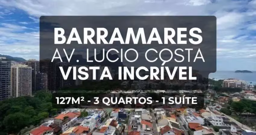 Imóvel para venda com 127 metros quadrados com 3 quartos em barra da tijuca - rio de janeiro - rj