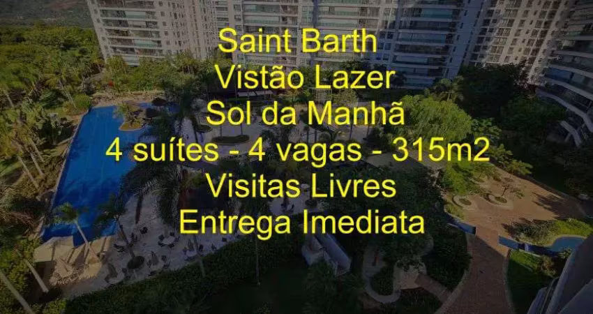 Península saint barth apto com 4 suítes - 315m² - barra da tijuca