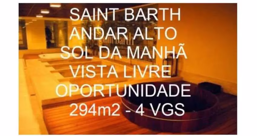 Apartamento para venda possui 295 metros quadrados com 4 quartos