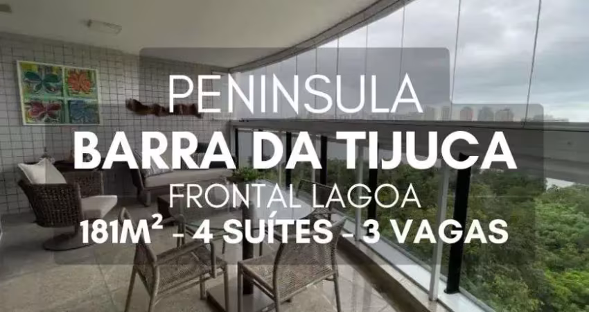 Imóvel para venda possui 181 metros quadrados com 4 quartos em barra da tijuca - rio de janeiro - rj