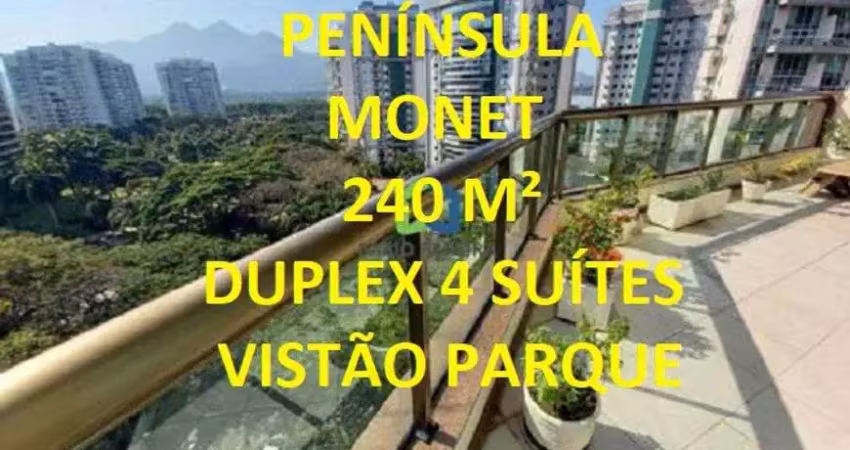 Apartamento com 4 quartos à venda na Avenida Flamboyants da Península, 1100, Barra da Tijuca, Rio de Janeiro