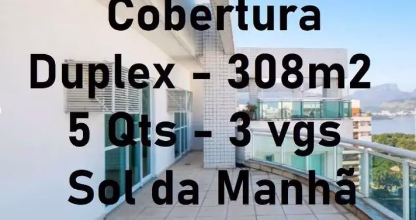 PENINSULA PARADISO Cob . 5 qtos (2 suítes), 308,91m², dep. emp. armários planejados, 3 vagas