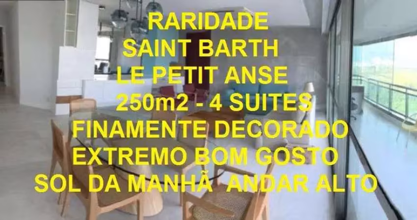 Rara oportunidade - península saint barth - le petit anse - sol da manhã - andar alto - decorado