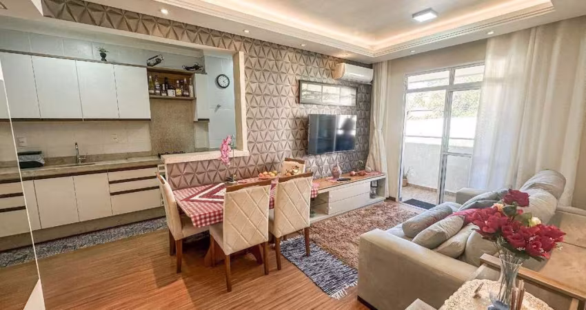Apartamento á venda de 2 quartos com cozinha planejada e garagem, Forquilhinha, São José
